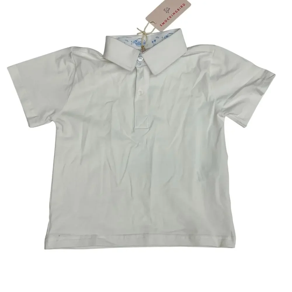 NWT Smockingbird Size 3 Bunny Toile Shorts Set
